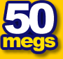 50megs.com Logo